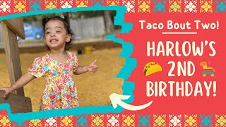 Harlow’s 2nd Birthday Fiesta 🪅 🌮 [upl. by Rosel]