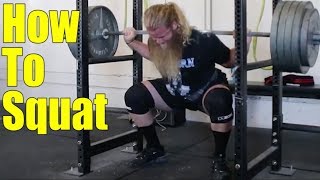 How To Squat Low Bar [upl. by Leirraj]