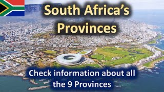 South Africa  Information about the 9 Provinces [upl. by Enirhtac210]