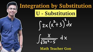 Integration by Substitution  U Substitution MathTeacherGon [upl. by Leisha726]