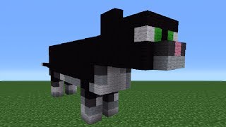 Minecraft Tutorial How To Make A Cat Statue [upl. by Nyvek423]