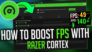 🔧How To Boost FPS In Any Games with Razer Cortex ✅ Improve Windows 10 Performance [upl. by Wenger]