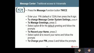 24 Allworx Phone Training Check and Manage Voicemails [upl. by Zamora959]