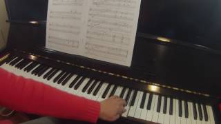 Drifting Clouds by William Gillock  RCM piano etudes grade 1 2015 Celebration Series [upl. by Sergio]