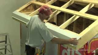 How To Build A Shed  Part 4 Installing Sheet Metal Roof [upl. by Eadahs]