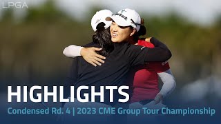 Condensed Rd 4  2023 CME Group Tour Championship [upl. by Lantha141]