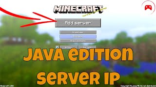 Minecraft Java Edition Server IP Address [upl. by Lawson]