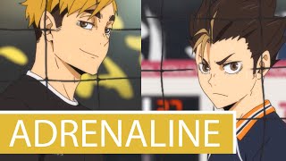 Haikyuu「AMV」 Fallin Adrenaline [upl. by Waldos]