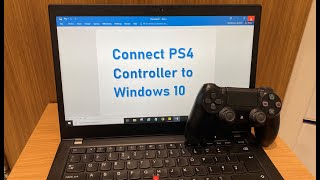 How To Connect PS4 Controller to Windows 10 Laptop or PC 2021 [upl. by Hyacinthe]