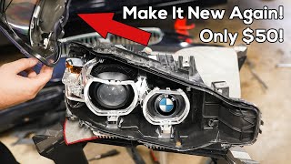 The Ultimate BMW Headlight Lens Replacement Guide [upl. by Shayn]