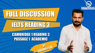 IELTS Reading 3 Passage 1 Cambridge 1 Academic quot Spoken corpus comes to lifequot discussiontipstricks [upl. by Turnheim]