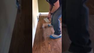 Peak Floors how to Apply WaterBase Polyurethane [upl. by Marylinda]