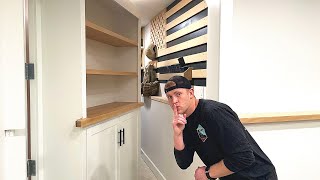 How to Build a Secret Bookcase Door  Long Version [upl. by Maharva]