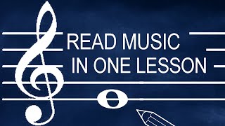 How to Read Sheet Music in One Easy Lesson [upl. by Lattimer225]