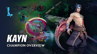 Kayn Champion Overview  Gameplay  League of Legends Wild Rift [upl. by Ahsaelat]