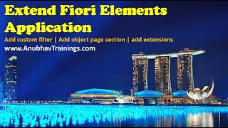 Extend Fiori Elements App  Extending SAP Fiori elements Applications on Business Application Studio [upl. by Dahs]