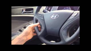 How To Pair Phone to BlueTooth on Hyundai Sonata [upl. by Inaffets85]