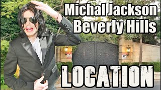 The house where Michael Jackson died and locations in Beverly Hills [upl. by Eeryn]