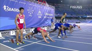 Paulo André Camilo Campeão dos 100m rasos FISU 2019 CAMPEONATO MUNDIAL UNIVERSITÁRIO [upl. by Milman]