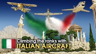 Climbing the ranks with ITALIAN AIRCRAFT  War Thunder [upl. by Egnalos793]