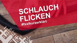 Fahrradschlauch flicken  fxxlkurzerklärt [upl. by Hodgkinson707]