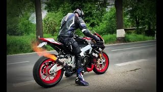 Aprilia RSV4 Factory  SC Project CRT sound exhaust rev [upl. by Ettolrahs]