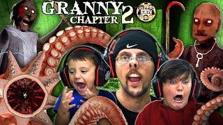 GRANDPA HOUSE GRANNY Chapter Two Sewer Creature FGTEEV INTENSE Gameplay [upl. by Eilah]