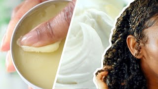 DIY Natural Hair Products  POMADE amp HAIR BUTTER [upl. by Razid425]