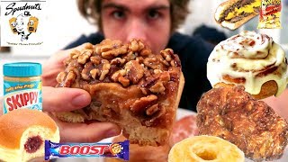 DONUT amp CINNAMON ROLL MUKBANG [upl. by Freeland]