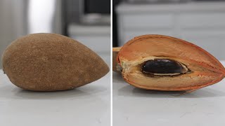 How to Eat Mamey Sapote Pouteria Sapota  Taste Test [upl. by Nethsa]