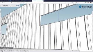 Sketchup Lesson 11 Basic Shipping Container Windows [upl. by Ffoeg]