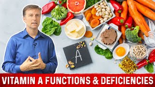 Vitamin A Sources Functions and Deficiencies – Dr Berg [upl. by Dituri]