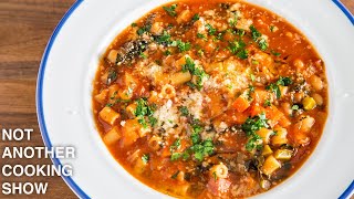 how to make EASY MINESTRONE SOUP [upl. by Spring]