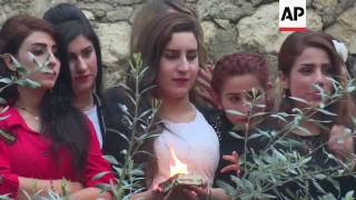 Iraqi Yazidis celebrate religions new year [upl. by Ulrikaumeko161]