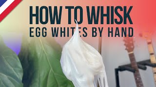 How to whisk egg whites by hand [upl. by Ibbor]