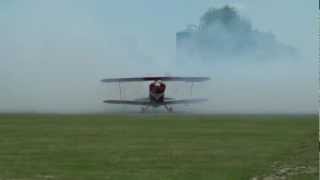 Pitts Special S2B aerobatic Biplane in action [upl. by Eiramadnil]