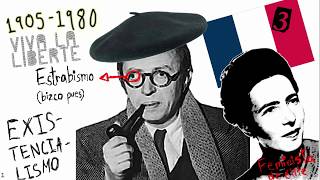 EXISTENCIALISMO  JEAN PAUL SARTRE [upl. by Haelem]