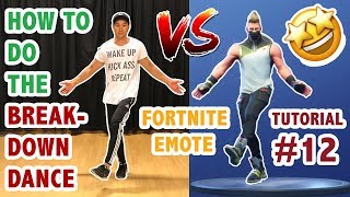 How To Do The Fortnite Breakdown Dance In Real Life Dance Tutorial 12  Learn How To Dance [upl. by Shifrah]