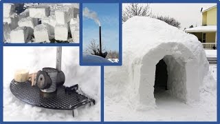 How to build an Igloo in your backyard [upl. by Nnylarac]