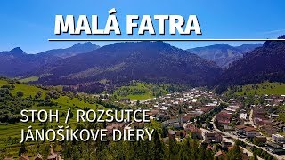 Malá Fatra  Terchová  Jánošíkové diery  Malý Rozsutec  Stoh  Poludňový Grúň  S01E04 [upl. by Almita]