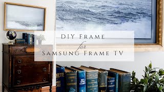 DIY Frame for Samsung Frame TV [upl. by Cramer]