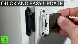 Installing New Face Mount Cabinet Hinges [upl. by Verity]