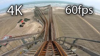 Great White front seat onride 4K POV 60fps Moreys Piers [upl. by Ferne860]