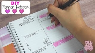 DIY Planner Notebook Easy amp Budget friendly [upl. by Hough73]