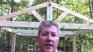 Building a Backyard Pavilion Part 2 [upl. by Vernita]