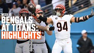 Bengals WIN at Titans  HIGHLIGHTS [upl. by Kirsteni642]