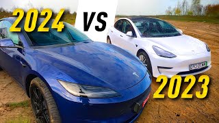 NEW 2024 Tesla Model 3 vs 2023  Is the upgrade worth it [upl. by Ennire70]