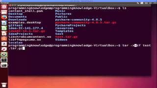 How to Extract a targz File in Linux using Terminal [upl. by Marji]