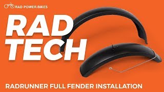 RadRunner Full Fender Installation  Rad Tech [upl. by Lotta]