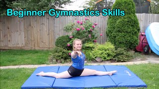 Beginner Gymnastics Skills  KTGymnasticsFan [upl. by Seely]